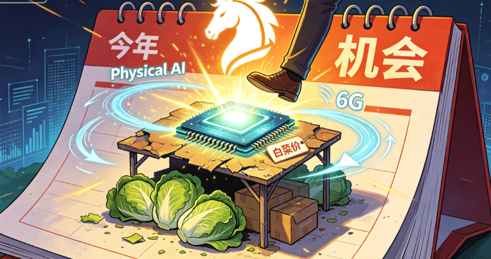 被严重低估的AI芯片独角兽，Physical AI + 6G正在启动!今年最好机会来了，现在真是白菜价？